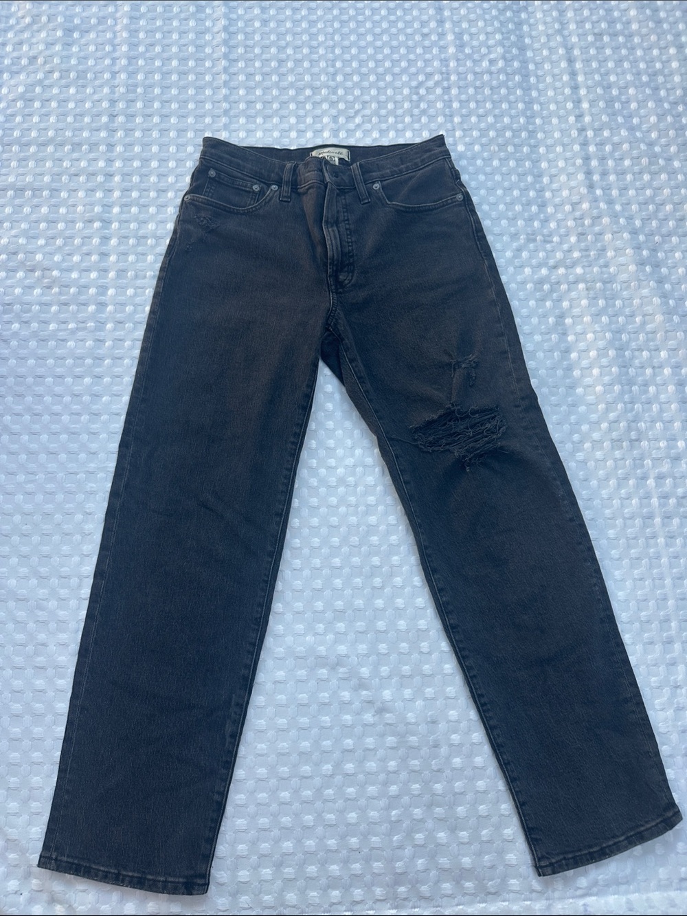 Madewell The Mid-Rise Perfect Vintage Straight Jeans Size 27